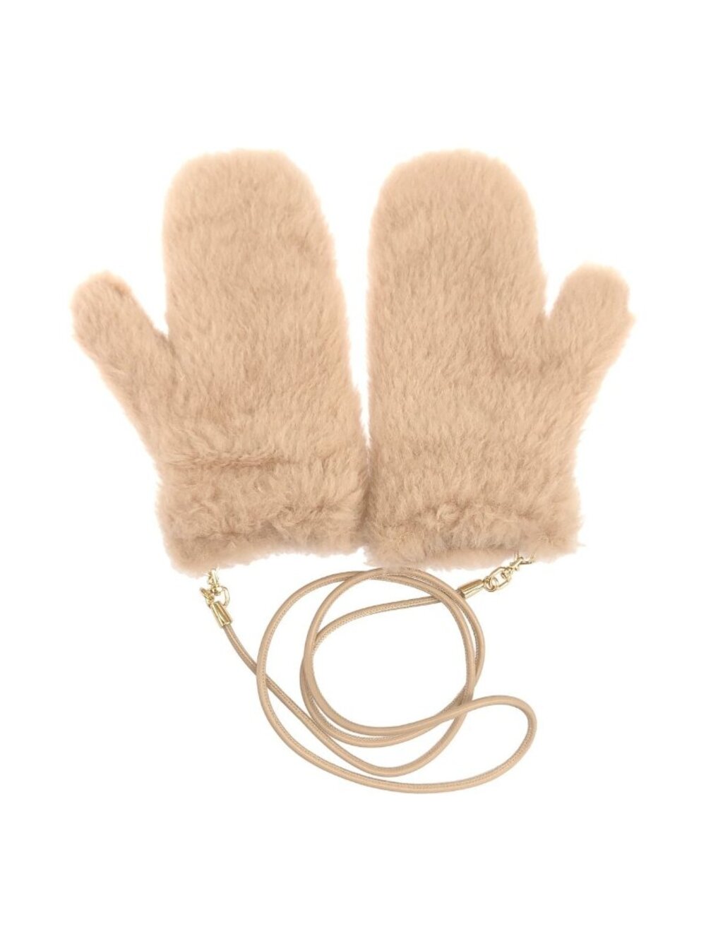 Max Mara Teddy Bear Mittens Gloves Pink